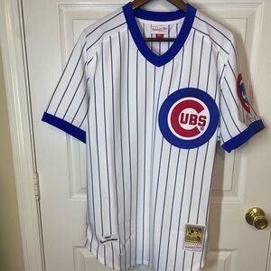Men's Ryne Sandberg Chicago Cubs Cooperstown Collection 1987 Authentic Jersey